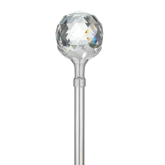 PINK LOTUS CRYSTAL SCEPTER WAND - Picture 1 of 12